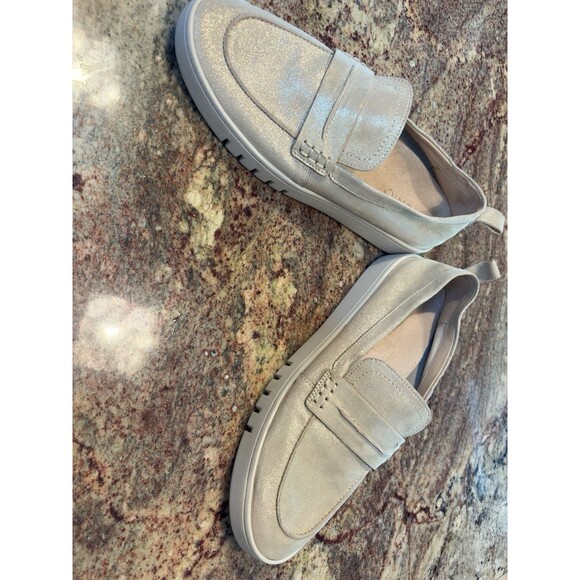 VIONIC Chantel Penny Loafer Women's 9.5 W Sand Suede Slip-On Sneaker RT$130 - Picture 5 of 12